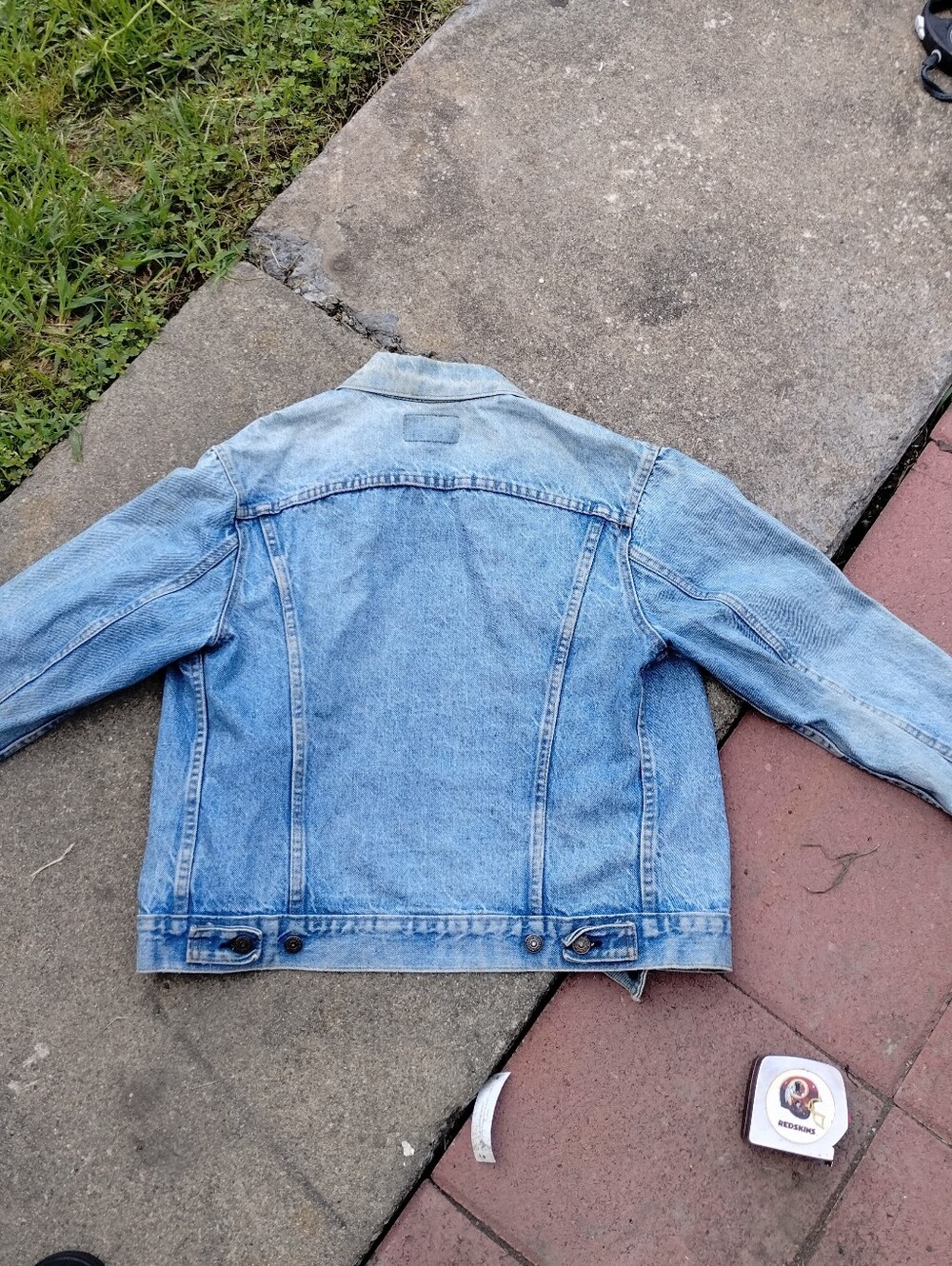 LEVIS Type 3 70505 0213 Denim Trucker Jacket Factory Code 1 Rare 70s VINTAGE - Picture 7 of 8